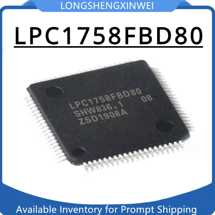 1PCS New Original LPC1758FBD80 MCU Embedded Microcontroller Chip IC QFP80