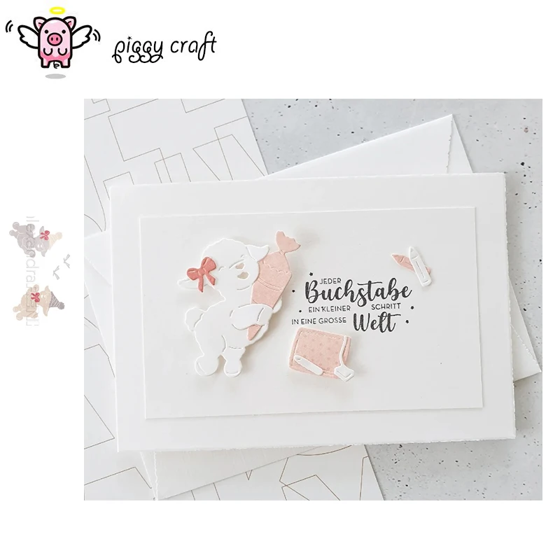 

Piggy Craft металлические штампы для резки, форма для овец, украшение, скрапбук, нож для рукоделия, форма, лезвие, трафареты, штампы