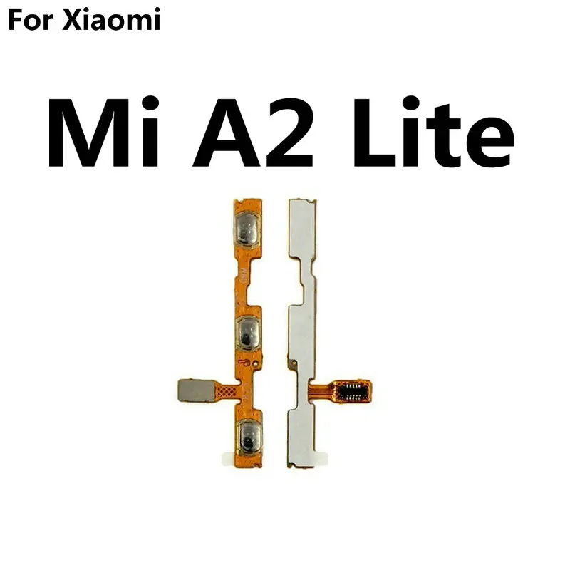 1PCS New 100% High Quality Power On/Off + Volume Up/Down button Flex Cable For Xiaomi A3 A2 A1 Lite Mi6 Mi 6