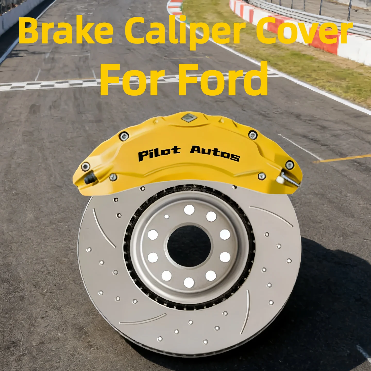 Cubiertas de Caliper de Freno para Autos Ford, Kit de Aleación de Aluminio para Fiesta, Focus, Mondeo, Taurus, Mustang, Mustang Mach-E, GT, Escort, Escape, Kuga
