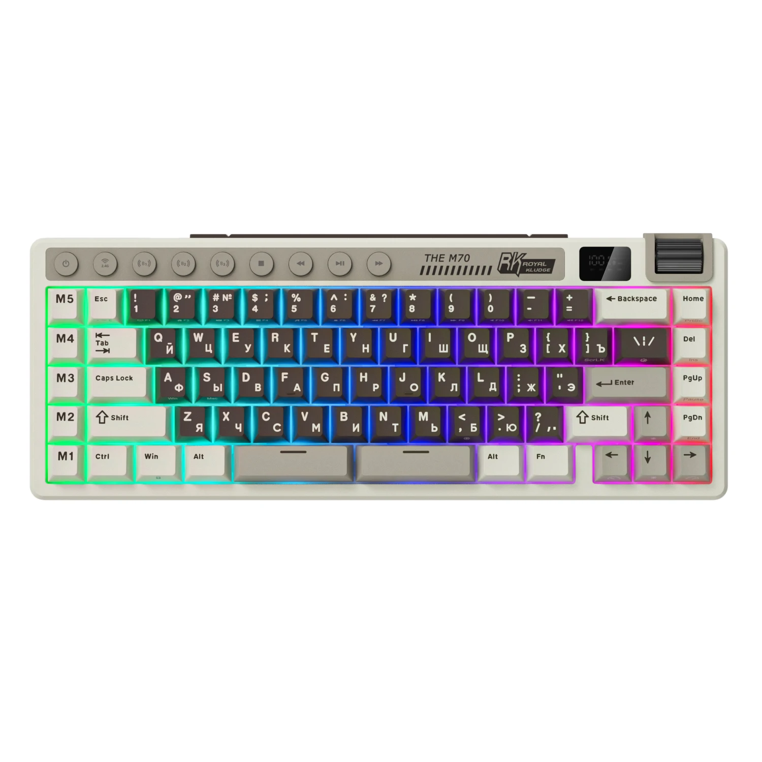 RK ROYAL KLUDGE M70 Customization Keys Gaming Keyboard Gasket