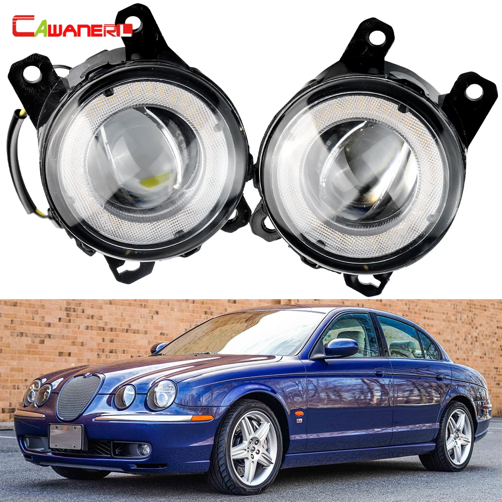 

2 X 30W 8000LM Car LED Fog Light Assembly Angel Eye DRL Daytime Running Lamp H11 For Jaguar S-Type Stype (CCX) Sedan 1999-2007