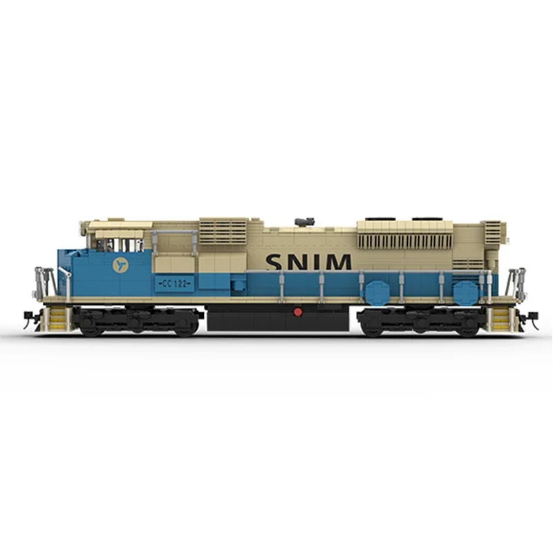 Moc Building Blocks Train Model Railway SNIM SD70ACS Technical Bricks DIY Assembly Construction Toys For Childr Holiday Gifts