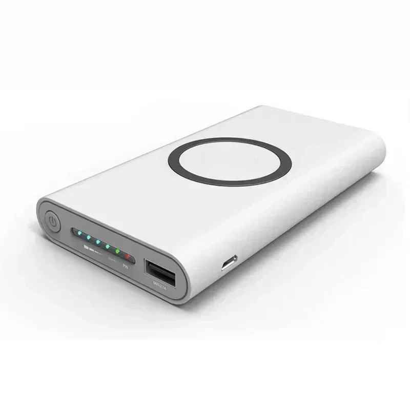 Power Bank Ultra-Large Capacity Mobile Power Supply Wireless Charging Built-In Cable Portable 20000mAh