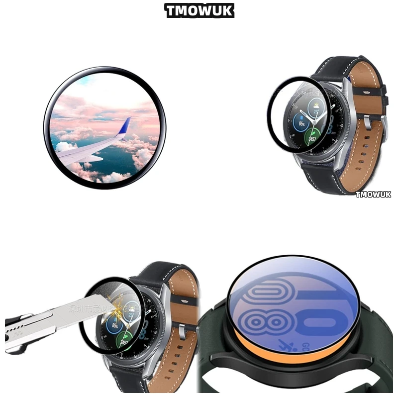 

3D Curved Soft Flexible Protective Film - Full Cover For Samsung Galaxy Watch 4 5 6 7 Ultra FE PRO 47 44 43mm 40mm