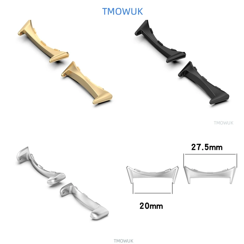 

For Google Pixel Watch1 2 3 41mm Adapter 20mm - Metal Alloy Connector, Quick-Release Watchband Strap, Durable Bracelet Accessori