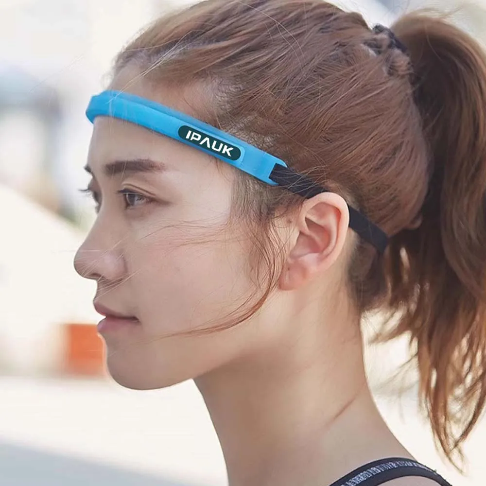1PC New Style Silicone Headband Sports Sweatband Adjustable Tightness Unisex For Fitness Outdoor and Ball Sports
