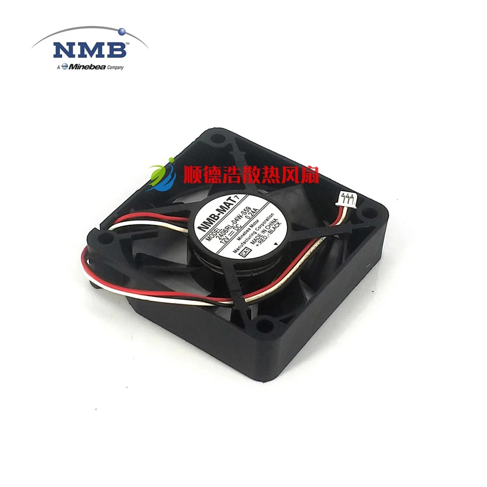 for NMB 2406RL-04W-S59 DC 12V 0.24A 6015 60mm 60*60*15MM Projector axial cooling fan