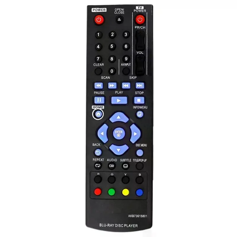 AKB73615801 Remote Control Replacement: For Blu-Ray DVD Player BD220 BD630 BP125 BP200 BP220 BP320