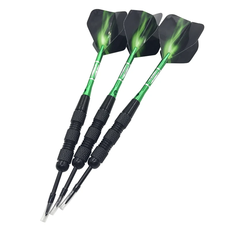 3/6Pcs Darts High-quality  Steel Pointed Darts Professional 20g Indoor Sports Entertainment Dart Green Shafts Flight