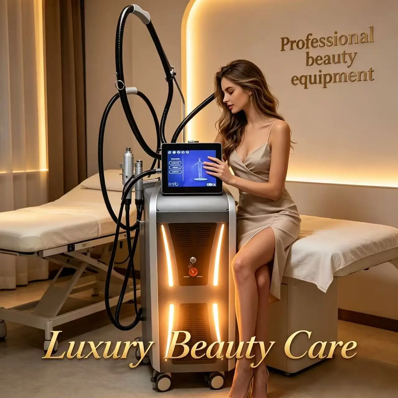 2026 Onda Coolwaves 2.45GHz Body Forming Device Standing Slimming Skin Tightening Machine Pro Coolwave Machine