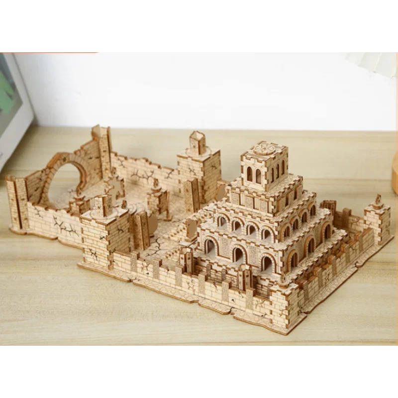 3D Wooden Puzzle Model Kit para Crianças e Adultos, Brinquedo Educativo Montagem, Modelo Jigsaw, Kits de Construção, DIY, Handmade