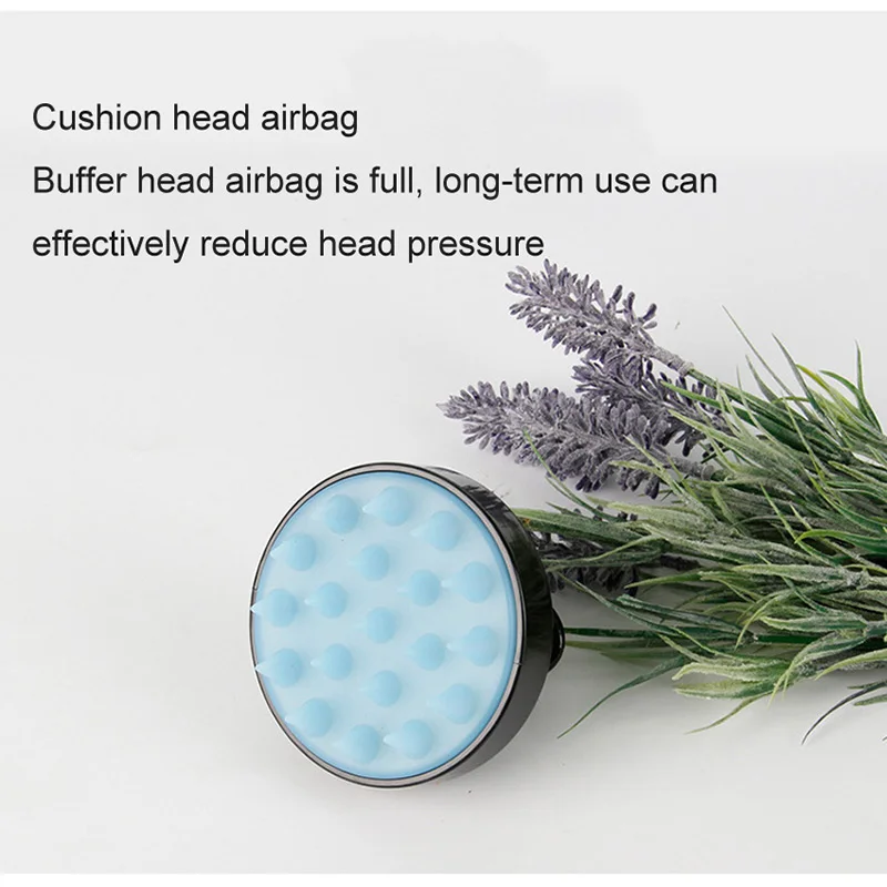 Brosse à shampoing en silicone, masseur de cuir chevelu, brosse à shampoing avec tête en Silicone souple, peigne de massage doux pour outils de coiffure