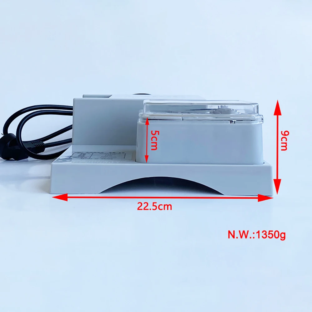 Oliatore elettrico per bordi in pelle oliatura macchina per verniciatura strumenti per artigianato in pelle fai da te scatola per olio staccabile