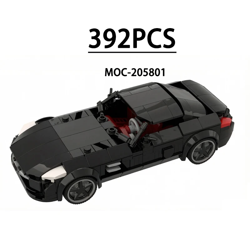 

Конструктор MOC-205801: Модель городского автомобиля, 392 детали, развивающая игрушка для детей, подарок на День рождения, Рождество, Новый год