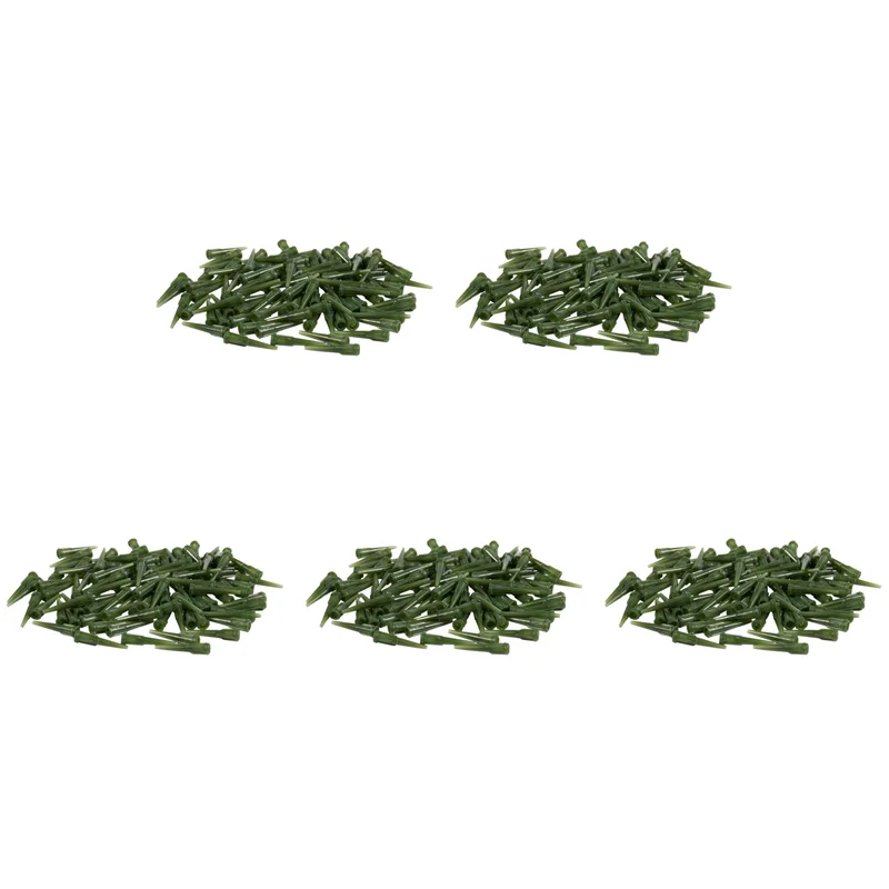 ABYP 500 Pcs Plástico Verde Cônico Pinhead Cola Dispensador de Líquido Agulhas 14G