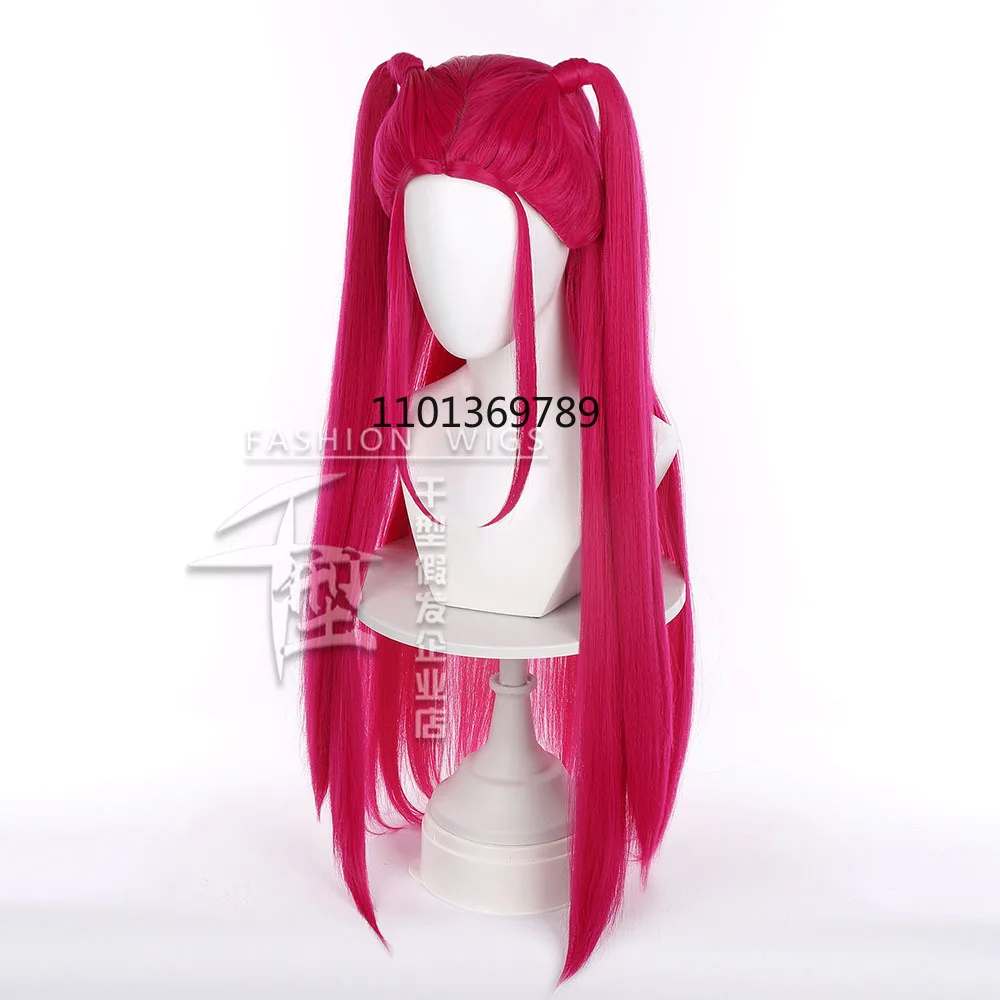 Nuevas pelucas de Cosplay Mira para mujer, espectáculo de Halloween, cazadores de demonios, peluca de Cosplay de 75cm, pelo sintético resistente al calor, peluca Mira para fiesta + gorro de peluca