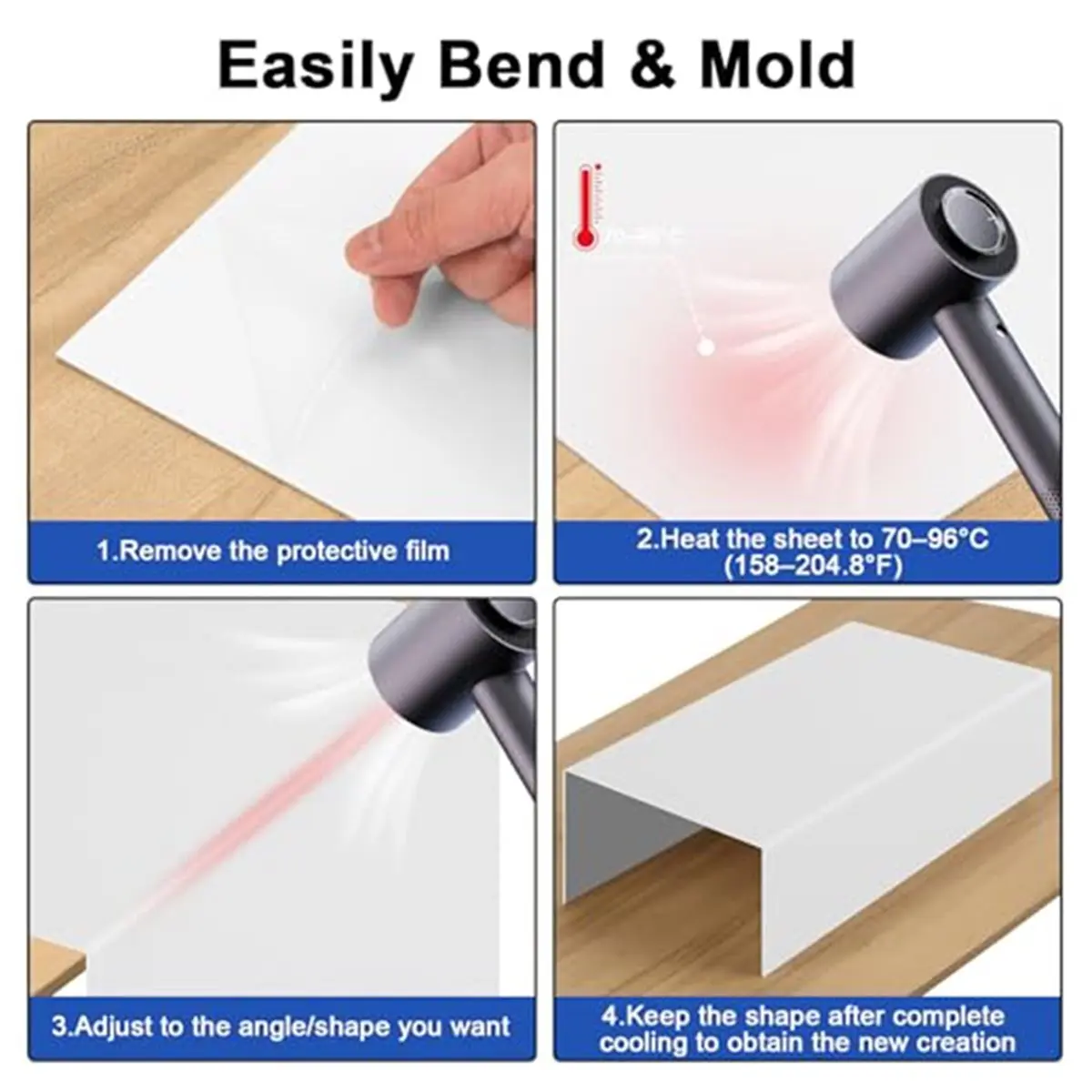A1888K 4Pack ABS Plastic Sheet 12