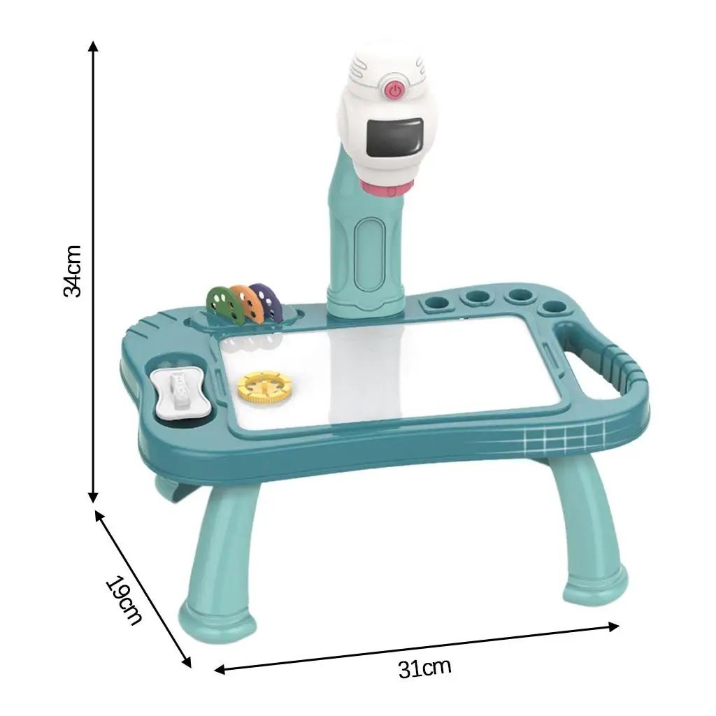 Projector Painting Set for Kids, Child Trace and Draw Projector Learn to Draw Playset,Graffiti Children Projection Drawing Board