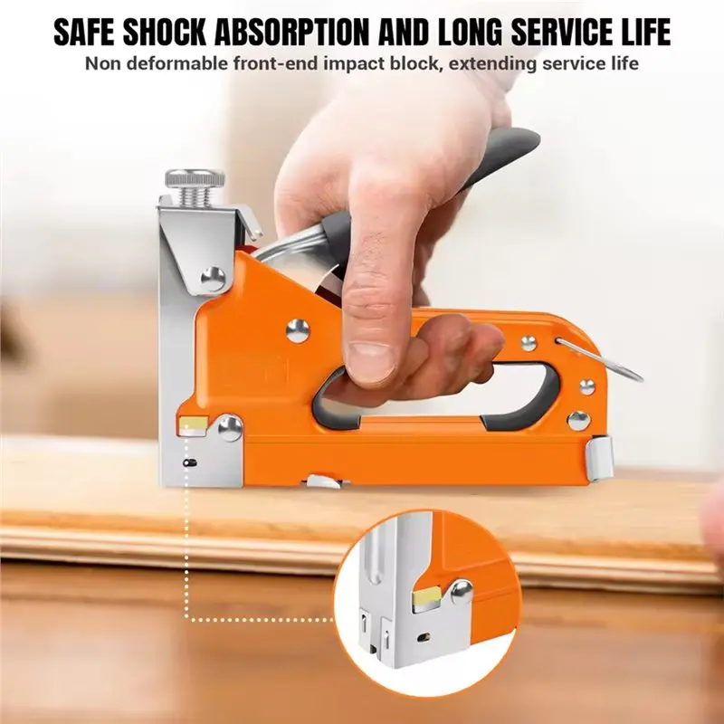 AAAN-Heavy Duty Staple Gun 3-In-1 With 3000 Staples For Home DIY Projects Upholstery Staple Nail Gun