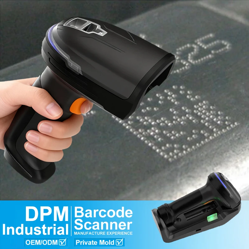 High Speed Handheld Industrial Barcode Scanner Passport Reader Scanner IP65 Compatible JPOS OPOS With OCR MRZ Function
