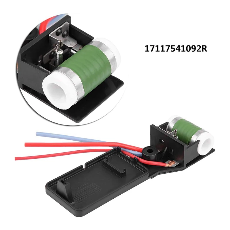 Fan Motor Resistor Compatible with Mini Cooper R50 R52 R53 2001 to 2006 Durable Car Engine Blower Fan Resistor 17117541092R