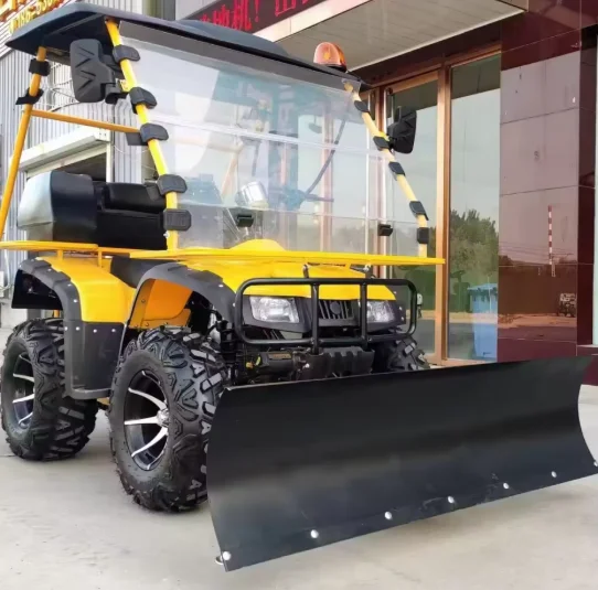 Industrial Strength Automatic Self-Propelled Robust Construction Heavy Duty Path Clearing Gear 4WD140 Snow Sweeper for Parking