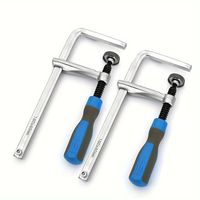 1/2pcs 160x60mm Heavy Duty Dovetail Clamp with Soft-Grip Handle Chrome-Plated Woodworking Clamping Tool for Joinery Work