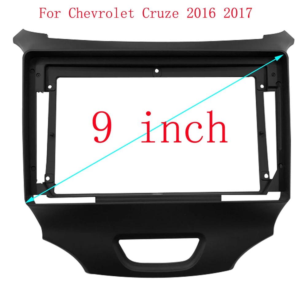 Auto Radio Stereo Frame Kit For Chevrolet Cruze 2016+ Head Unit Dashboard Panel Bezel Faceplate Center Console Holder Frame Kit