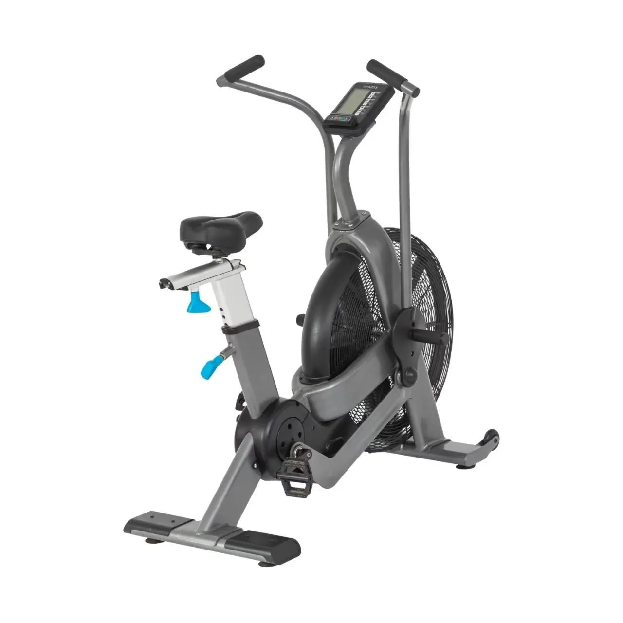 

Hot Sale Indoor Gym Cardio Fitness Equipment Air Bike with Chain Drive Carbon Fibre LCD Display 450 lb Capacity