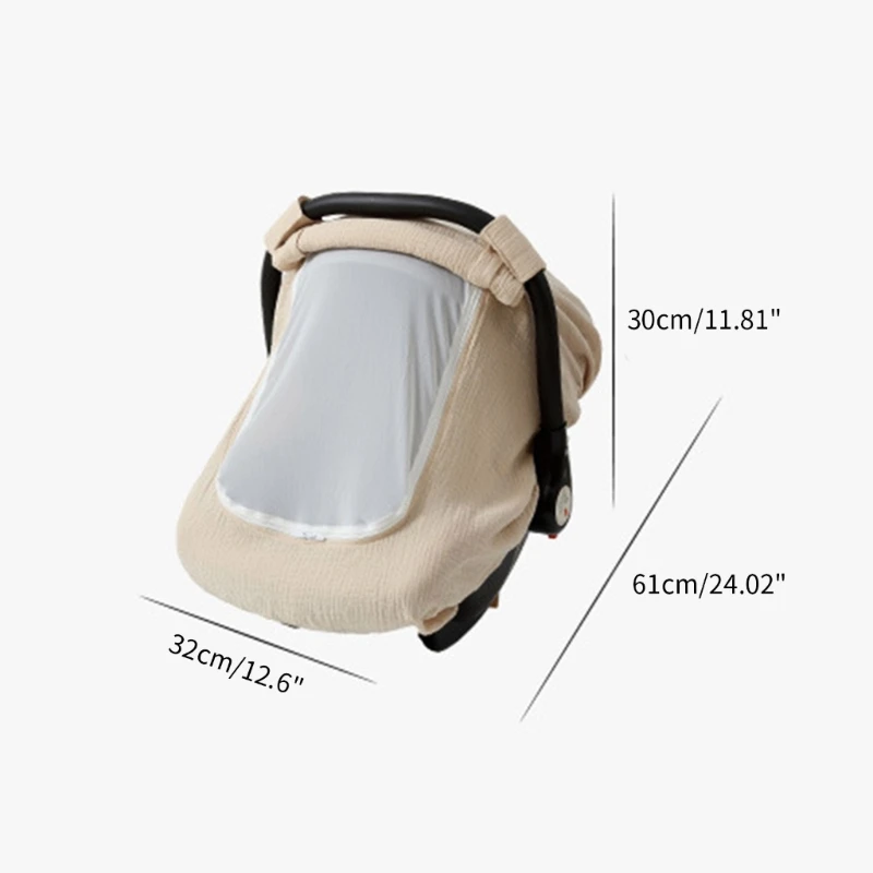 Baby Car Covers Stretchy Carseat Canopy with Breathable Mesh Infant Carseat Cover Lightweight for Boys Girls New Dropship