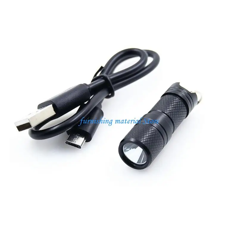 Y5GD Bright LED Keychain Flashlight Waterproof Camping Pocket Lamp Powerful Torch Portable Small Work Light Flashlight