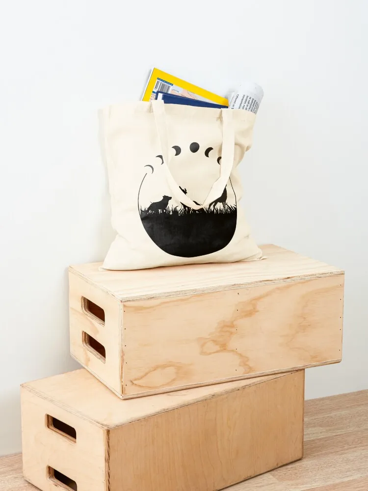 All The Young Dudes Moon Phases Tote Bag Women's bags Big bag women Women's beach bags shopping bags foldable