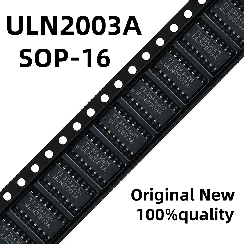 10pcs patch ULN2003A ULN2003ADR ULN2003 SOP-16 NPN Darlington transistor array chip IC 100% brand new original genuine