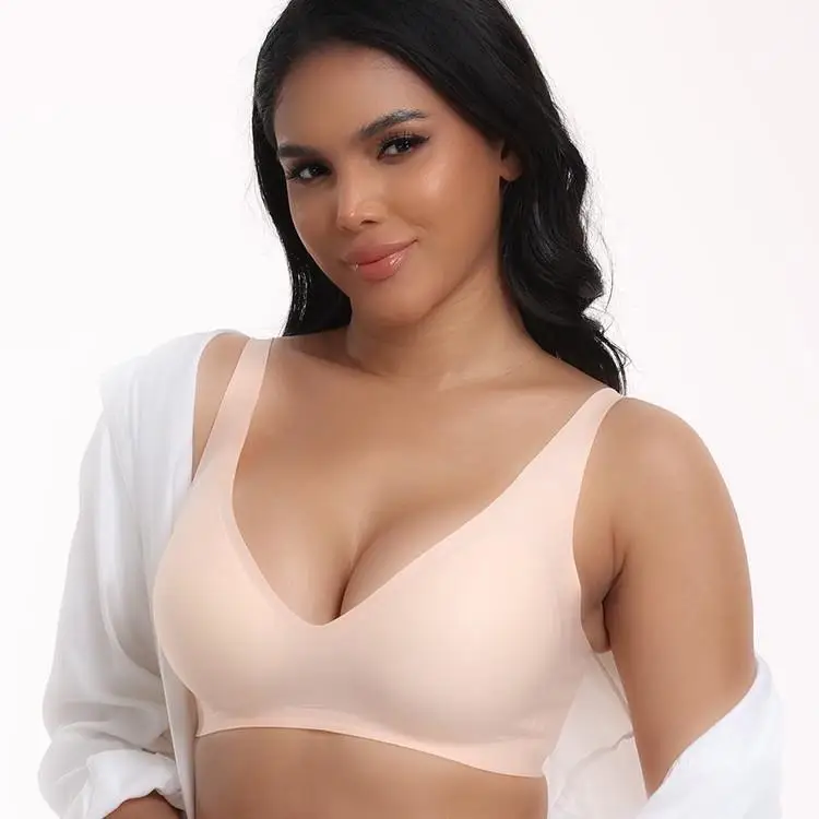 

Спортивный бюстгальтер большого размера, удобное нижнее белье с глубоким V-образным вырезом и защитой от провисания, длинная осенняя одежда для мужчин