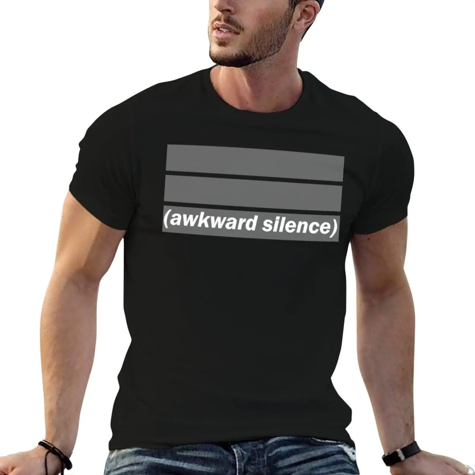 Camiseta Awkward Silence Steven Wilson, camisetas para hombre, camisetas de algodón con estampado para hombre, camisetas gráficas divertidas para hombre