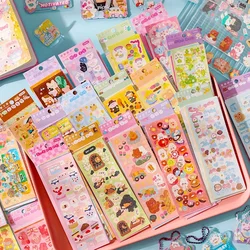 10-50pcs Shiny Cute Animals Cat Bear Decorative Sticker for Scrapbooking DIY Phone Case Materials Landscape Kawaii Cute Supplies