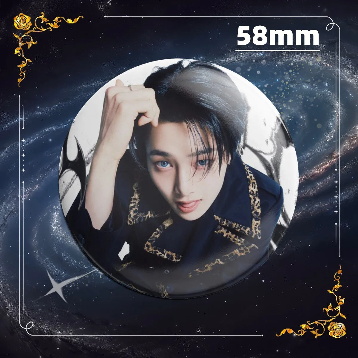 SKZOO STRAY KIDS World Tour DominAT Badge Tin Pin, Support Merchandise, Birthday Gift