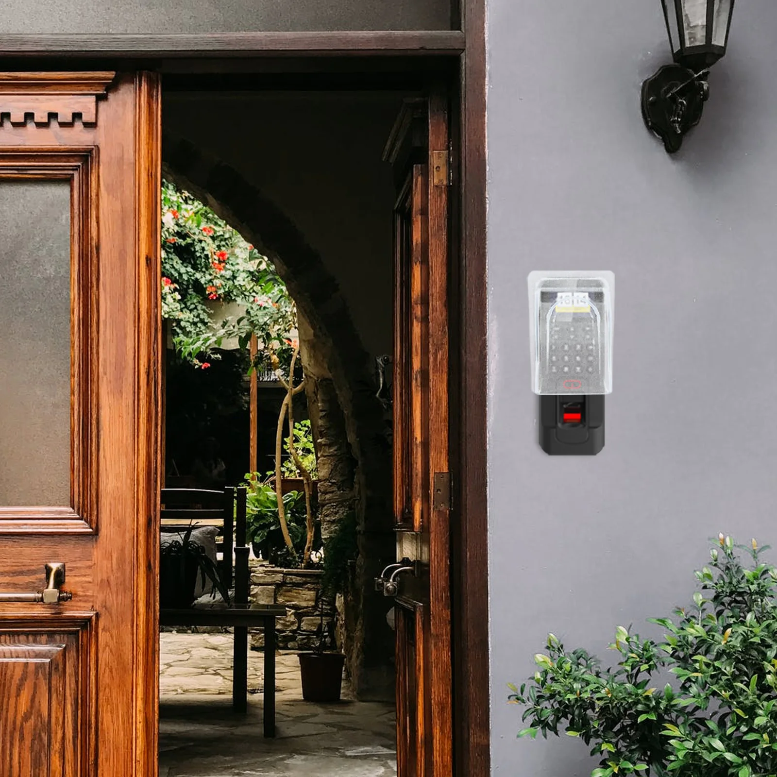 

Attendance Machine Waterproof Cover Sunscreen for Fingerprint Access Control Rainproof Special Tempered Plastic Doorbell