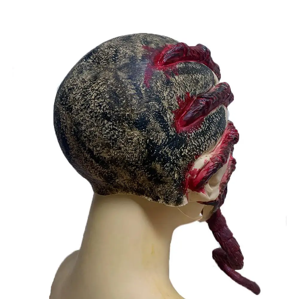 映画エイリアン地球コスプレマスクコスチュームヘルメット小道具大人用ハロウィンパーティーホラーフルフェイスヘッドラテックスマスク