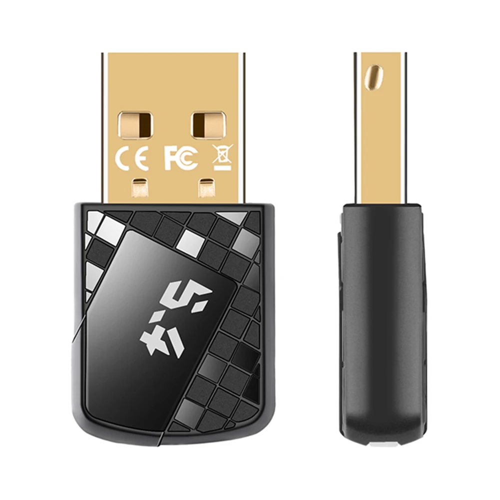 USB Bluetooth-Compatible 5.4 อะแดปเตอร์เครื่องรับสัญญาณเพลงเครื่องส่งสัญญาณไดรฟ์เครื่องส่งสัญญาณ USB ฟรีสําหรับลําโพงเมาส์คีย์บอร์ด