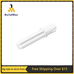 MOC Assembles Particles 18651 High-Tech Axle Pin 3L with Friction Ridges Lengthwise and 2L Axle Building Block Parts Kid DIY Toy