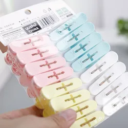 Plastic Clothespins Multifunctional Laundry Clips Windproof Photo Clips Underwear Socks Drying Clothing Storage Hangers Supplies