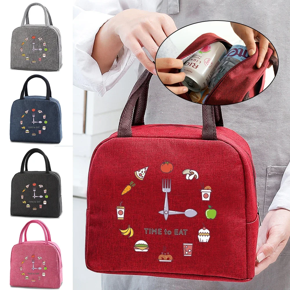 Insulated Lunch Bag Women Thermal Lunch Bags Food Case Cooler Warm Bento Box for Women Men Kids Lunch Box for School and Work