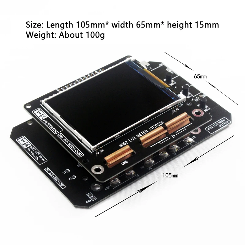 M162 LCR high precision tester under 1 ohm resistance 15pF capacitance 10 micro Heng inductance fast measurement LCD