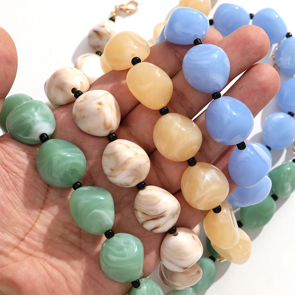 Colar Choker Boho com Contas G - Resin Bangle Bracelet avaliação e preço