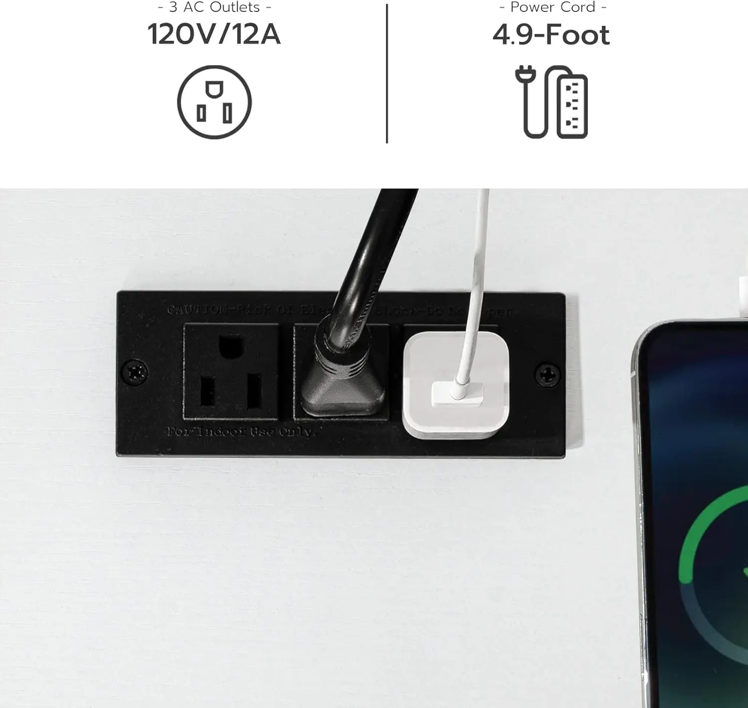 جزيرة المطبخ مع مخرج طاقة، جزيرة تخزين المطبخ مع رف توابل ودرج، عربة مطبخ دوارة على عجلات #4