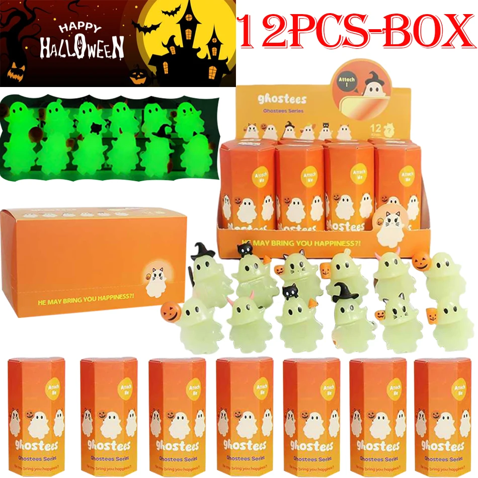 

1-12pcs NEW Sonny Angel Halloween Ghost Series Blind Box telephone Screen Decoration Mysterious Surprise children Birthday Gift