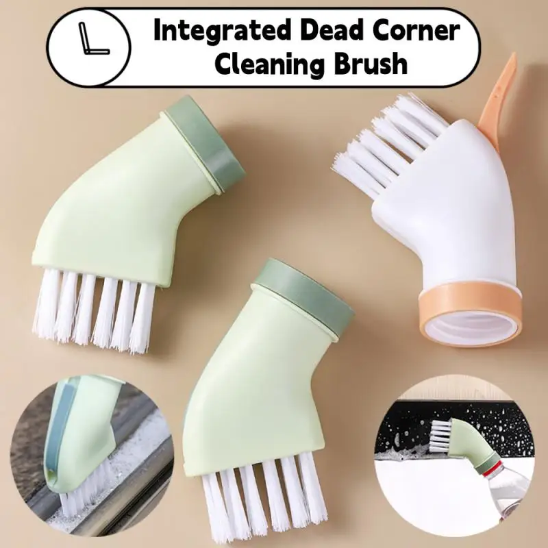 Creative Multi-purpose Cleaning Brush Can Be Connected Mineral Water Bottle Dry Wet Dual-use Cleaning Brush Household Gap Brush