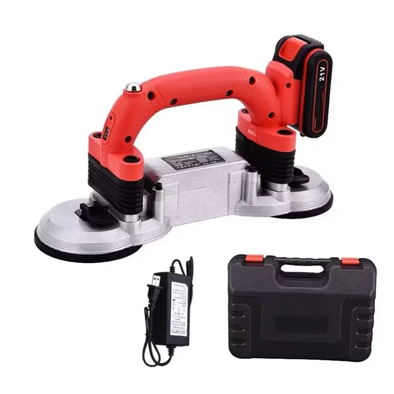 Ceramic Tile Machine 180W 400KG 6-speed Ceramic Tile Vibrator Adjustable Automatic Floor Vibrator with Battery Leveling 180-180m